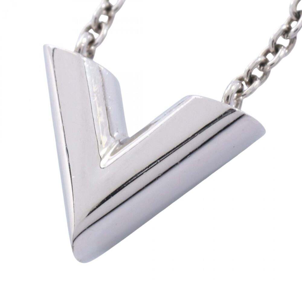 LOUIS VUITTON Silver Necklace - Picture 2 of 6